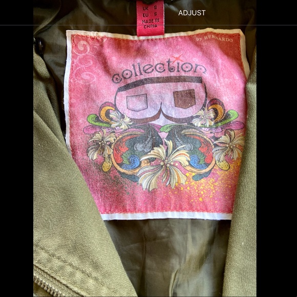 Nordstrom Collection by Bernardo Green Moto Jacket - Picture 3 of 3